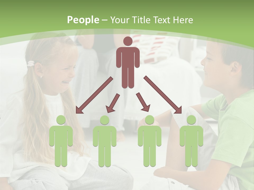 Family Caucasian  PowerPoint Template