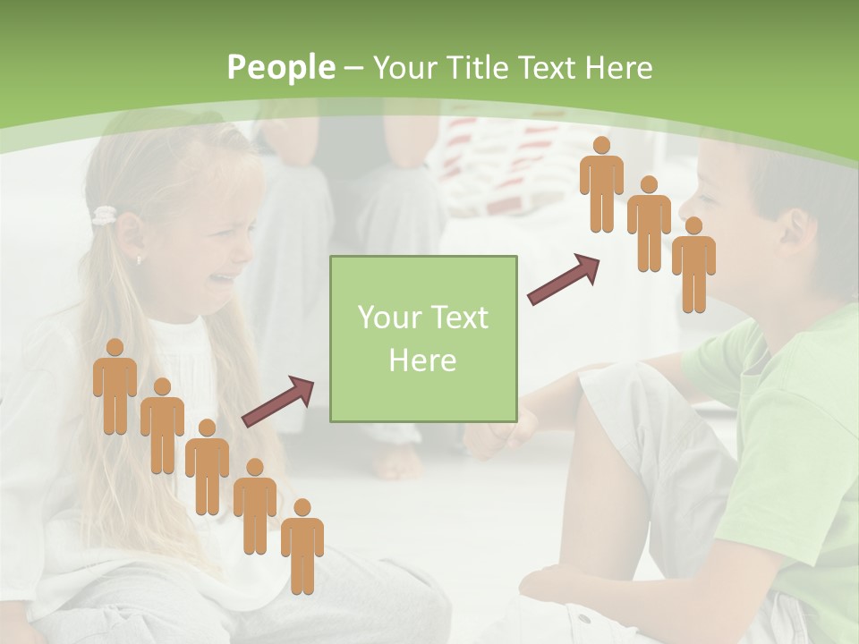 Family Caucasian  PowerPoint Template