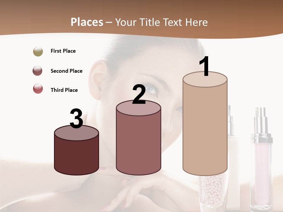 Mirror Girl Moisture PowerPoint Template