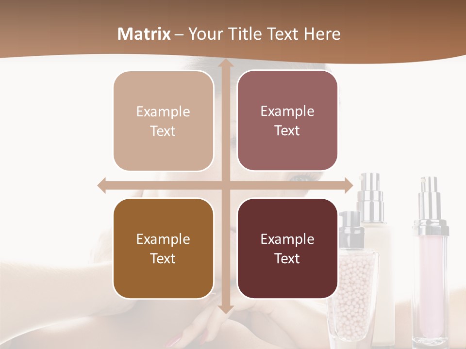 Mirror Girl Moisture PowerPoint Template