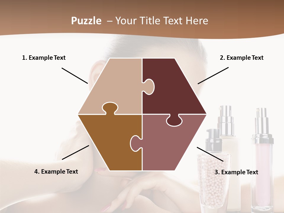 Mirror Girl Moisture PowerPoint Template