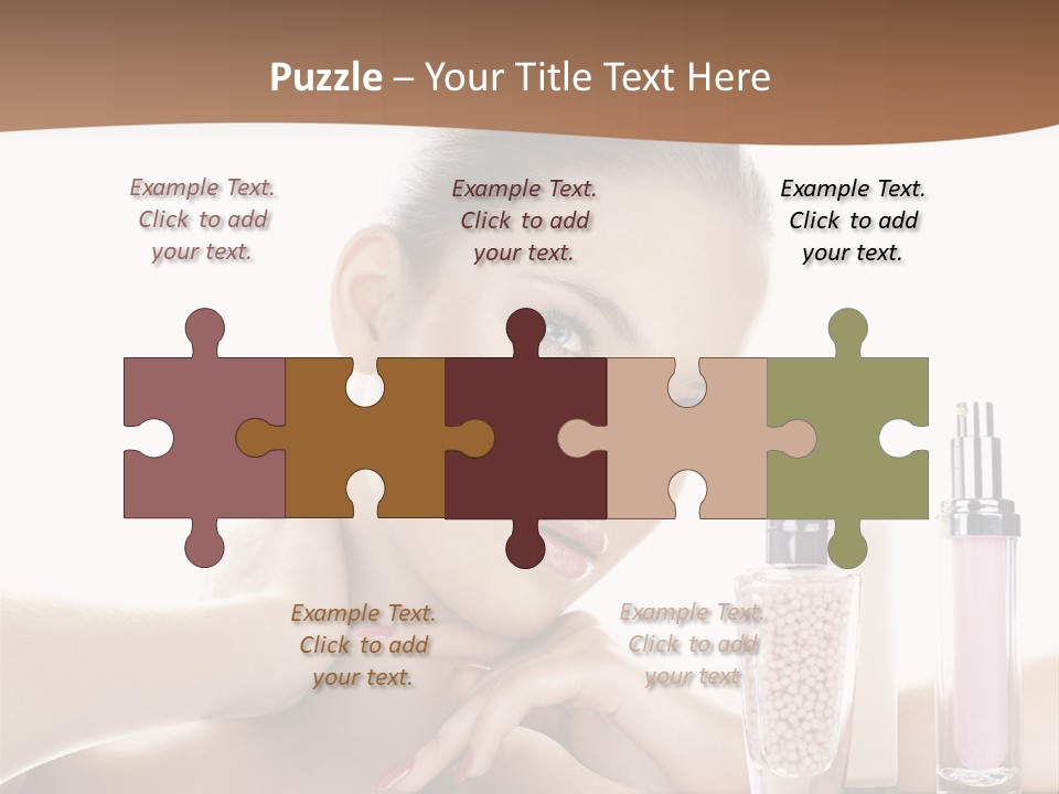 Mirror Girl Moisture PowerPoint Template