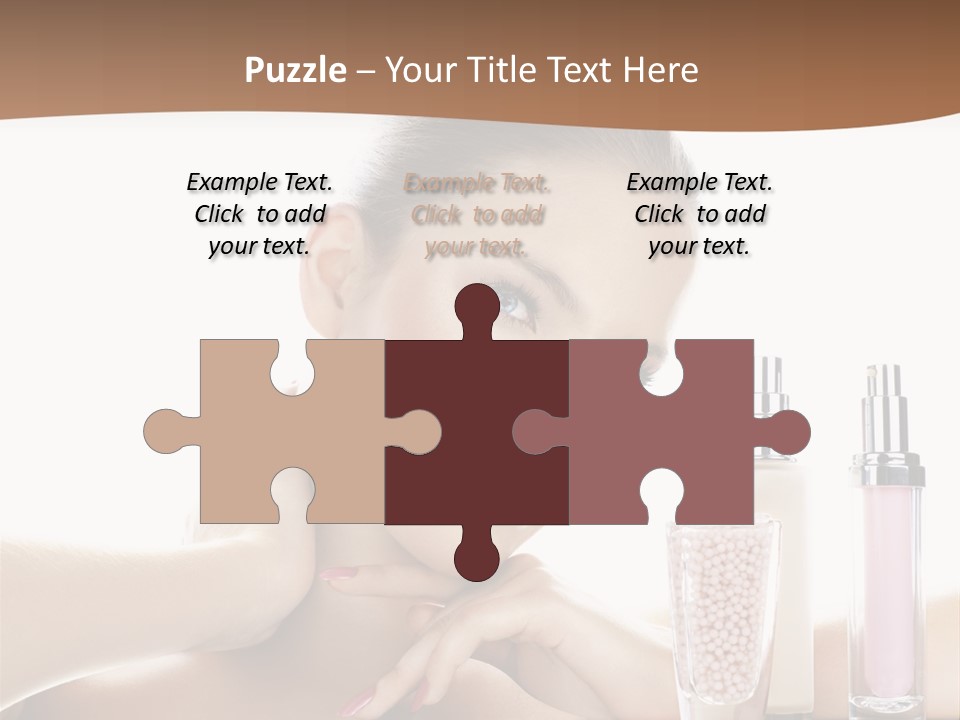 Mirror Girl Moisture PowerPoint Template