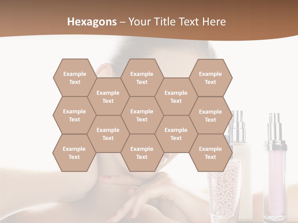 Mirror Girl Moisture PowerPoint Template