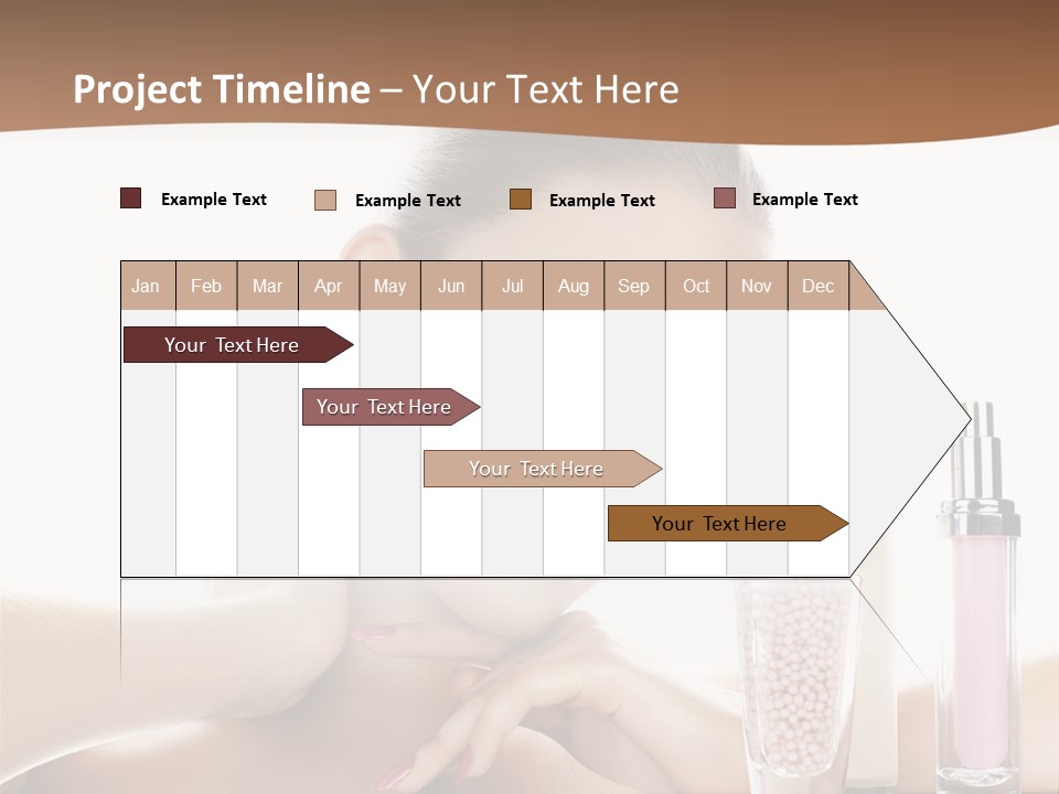 Mirror Girl Moisture PowerPoint Template