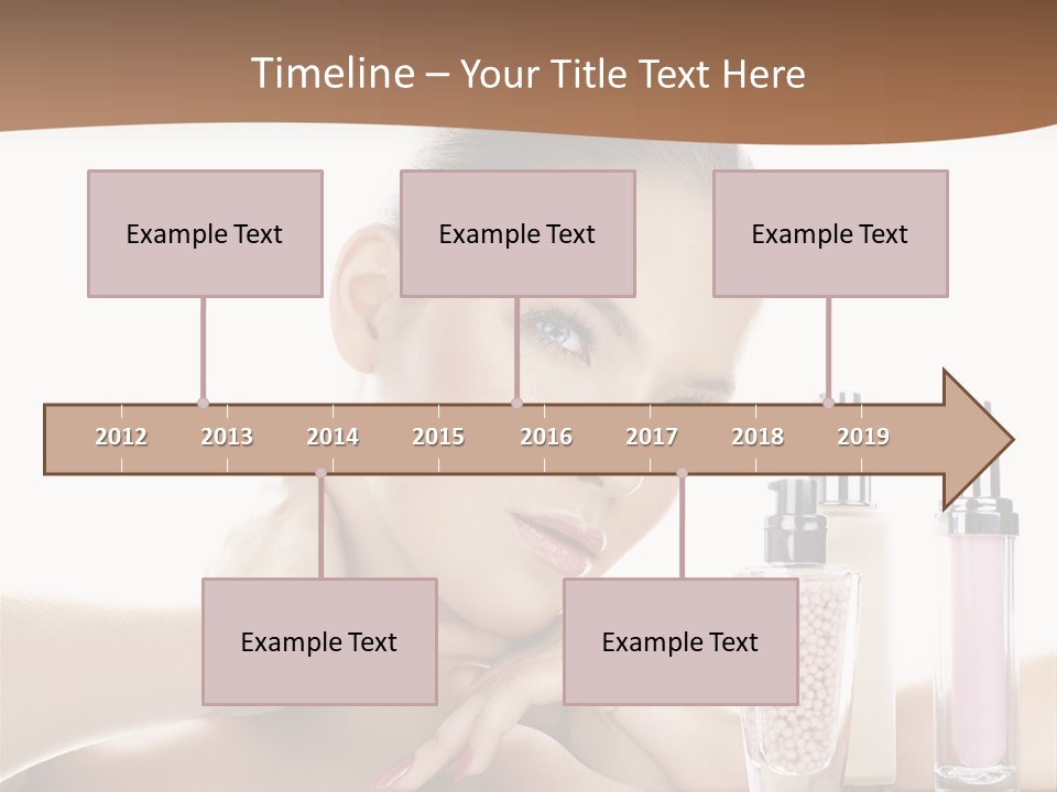 Mirror Girl Moisture PowerPoint Template