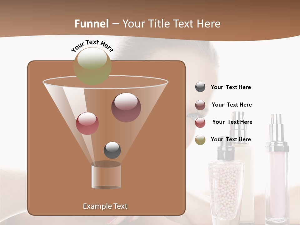 Mirror Girl Moisture PowerPoint Template