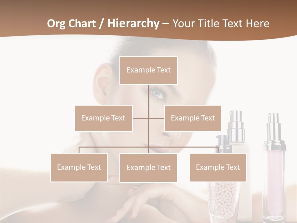 Mirror Girl Moisture PowerPoint Template