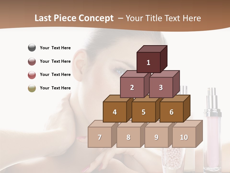 Mirror Girl Moisture PowerPoint Template