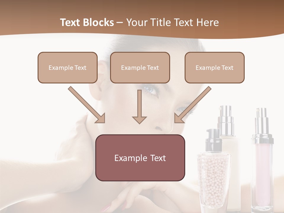 Mirror Girl Moisture PowerPoint Template