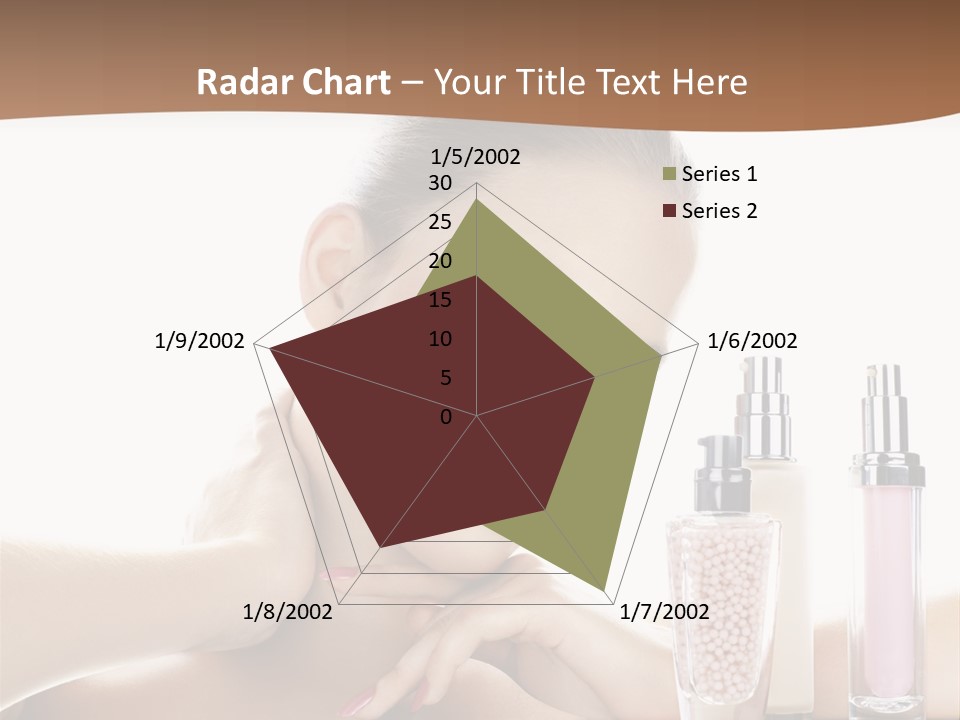 Mirror Girl Moisture PowerPoint Template