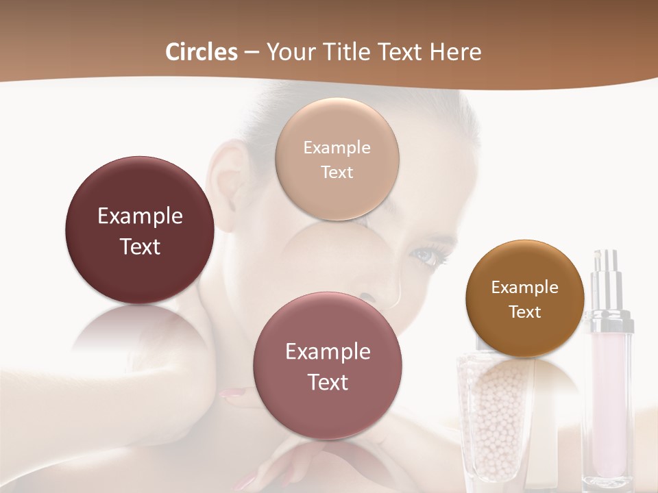 Mirror Girl Moisture PowerPoint Template