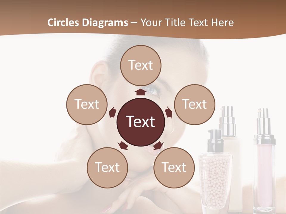 Mirror Girl Moisture PowerPoint Template