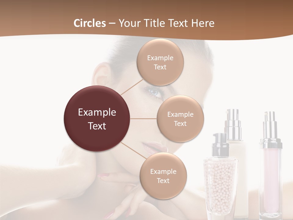 Mirror Girl Moisture PowerPoint Template