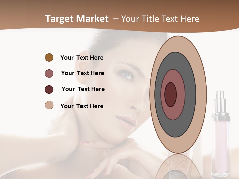 Mirror Girl Moisture PowerPoint Template