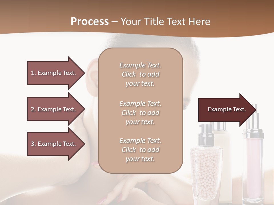 Mirror Girl Moisture PowerPoint Template