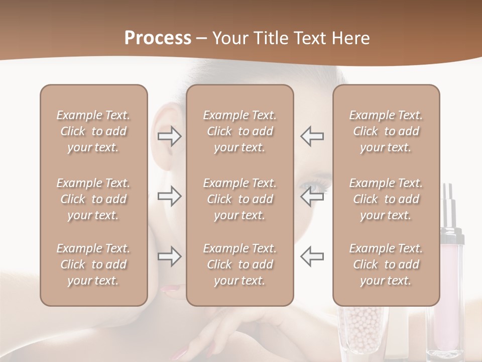 Mirror Girl Moisture PowerPoint Template