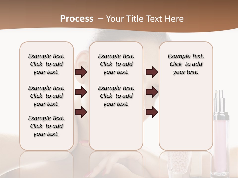 Mirror Girl Moisture PowerPoint Template
