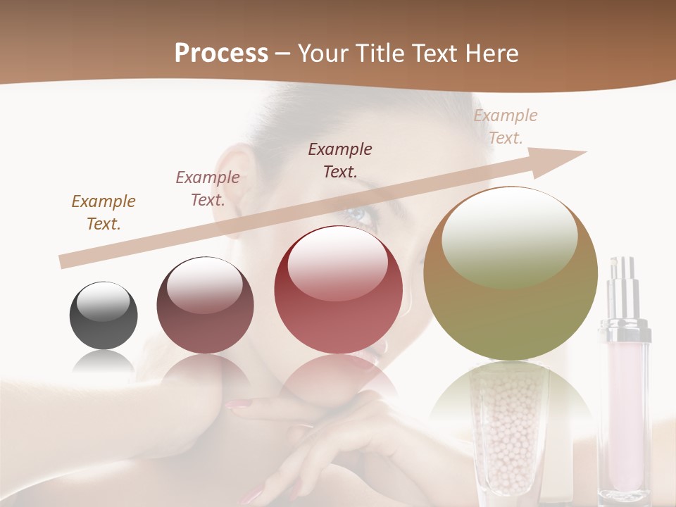 Mirror Girl Moisture PowerPoint Template