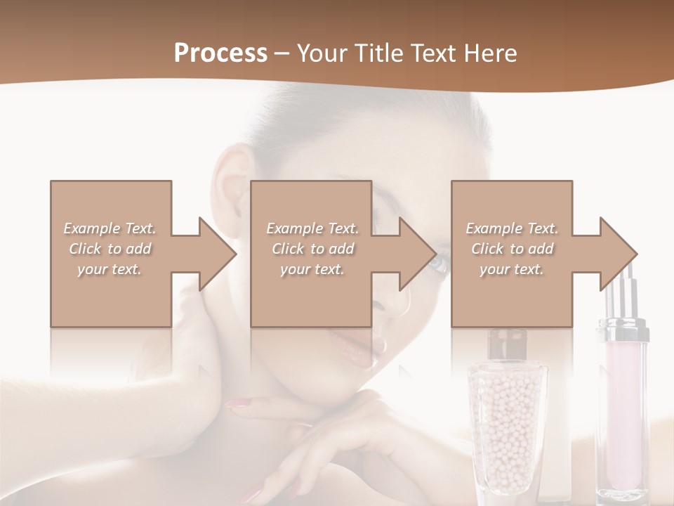 Mirror Girl Moisture PowerPoint Template