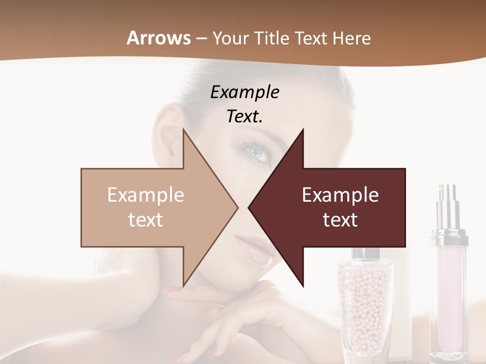 Mirror Girl Moisture PowerPoint Template