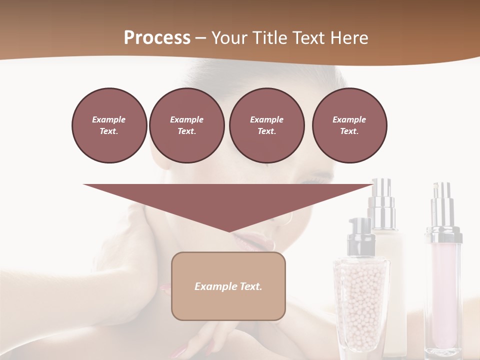 Mirror Girl Moisture PowerPoint Template
