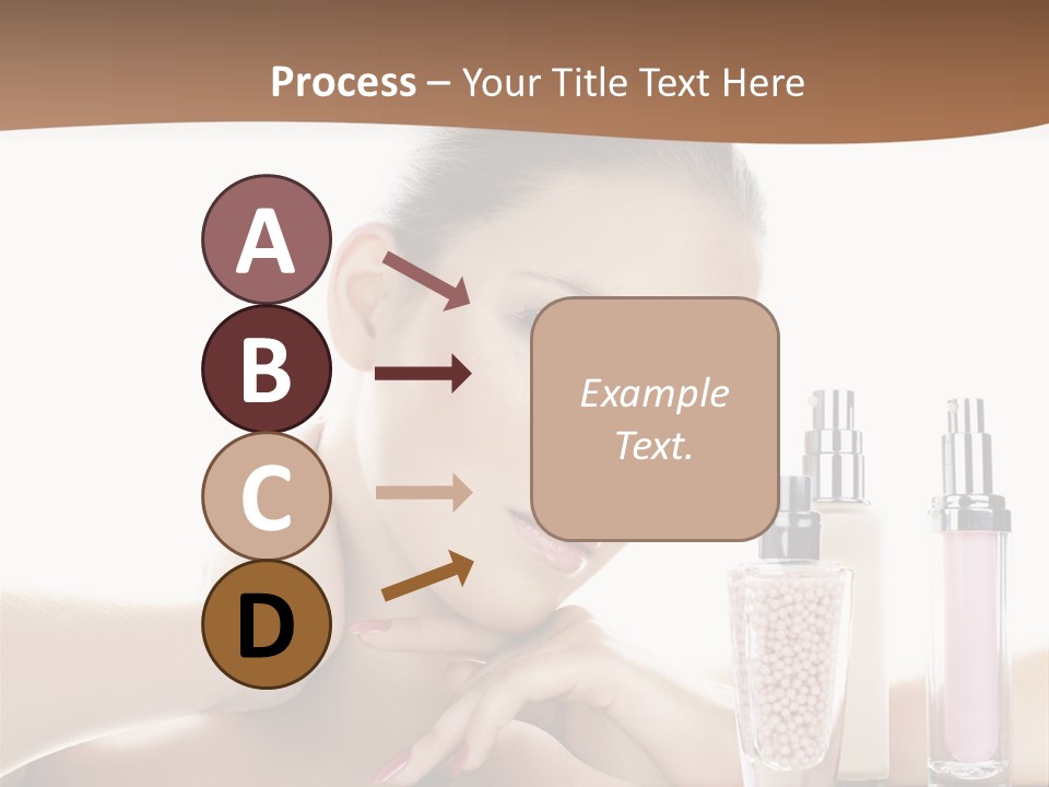 Mirror Girl Moisture PowerPoint Template