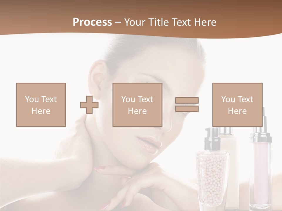 Mirror Girl Moisture PowerPoint Template