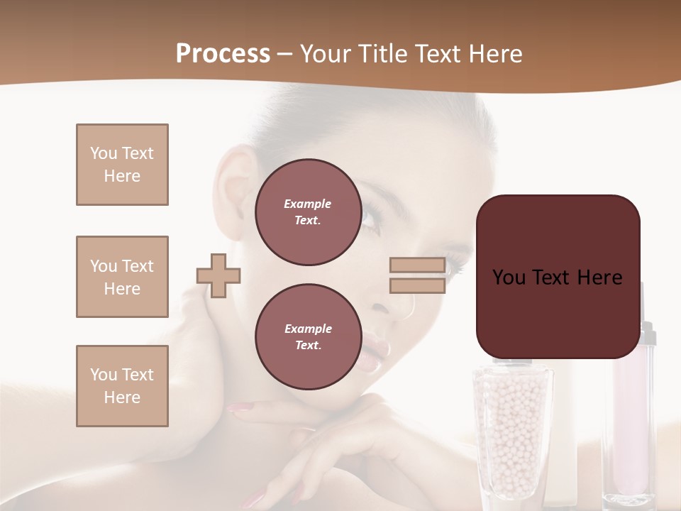 Mirror Girl Moisture PowerPoint Template