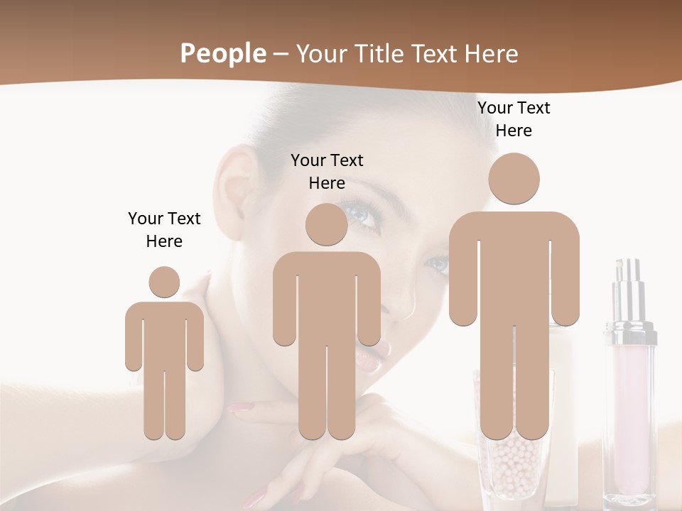 Mirror Girl Moisture PowerPoint Template