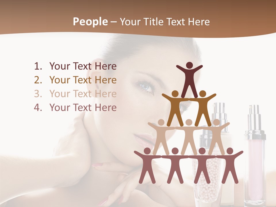 Mirror Girl Moisture PowerPoint Template