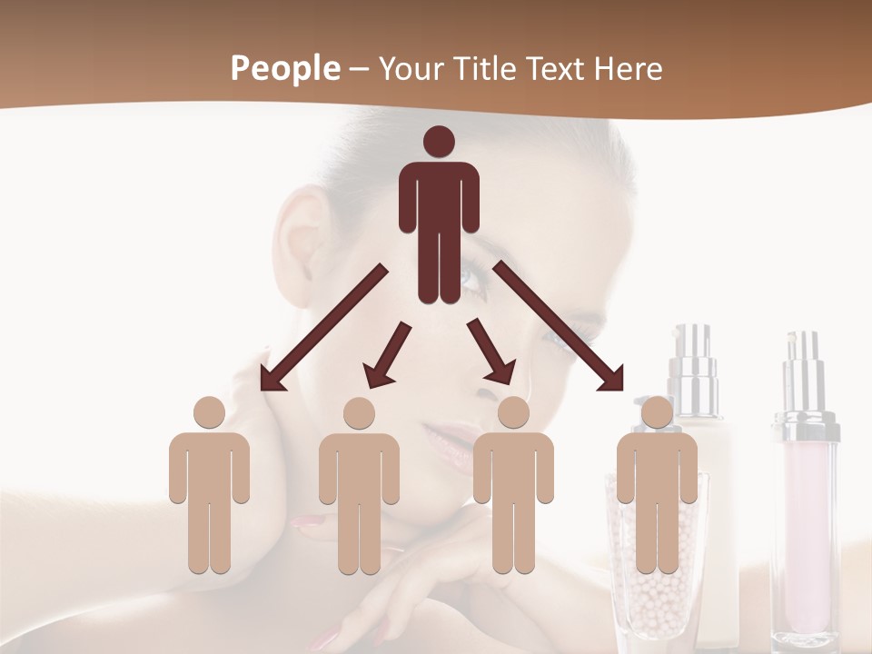 Mirror Girl Moisture PowerPoint Template