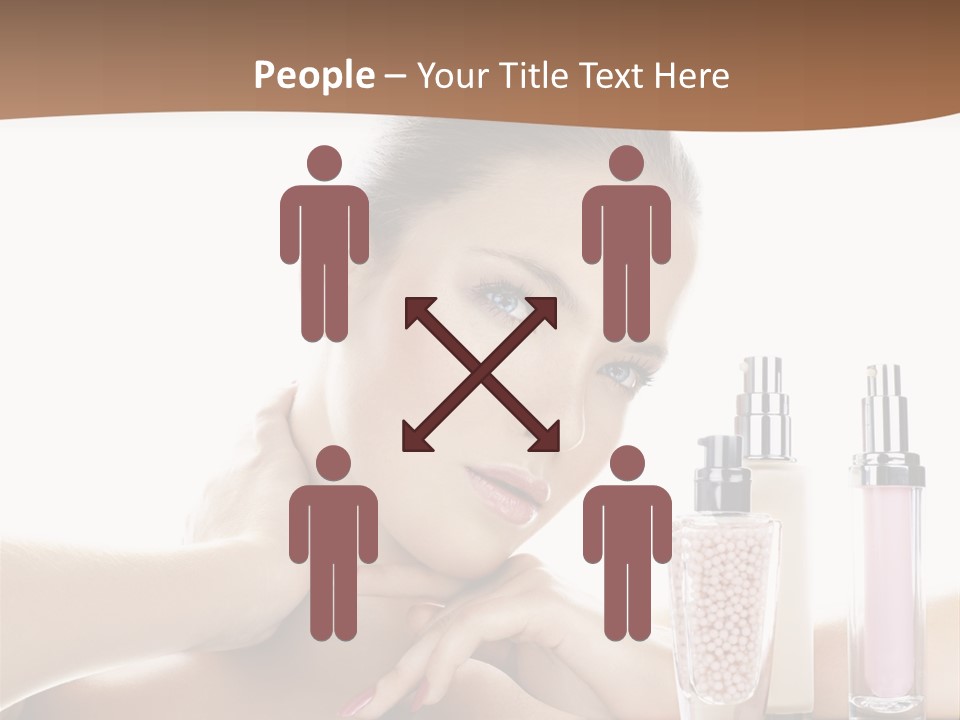 Mirror Girl Moisture PowerPoint Template