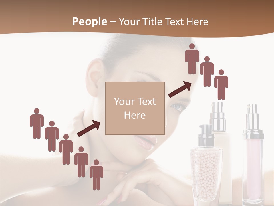 Mirror Girl Moisture PowerPoint Template