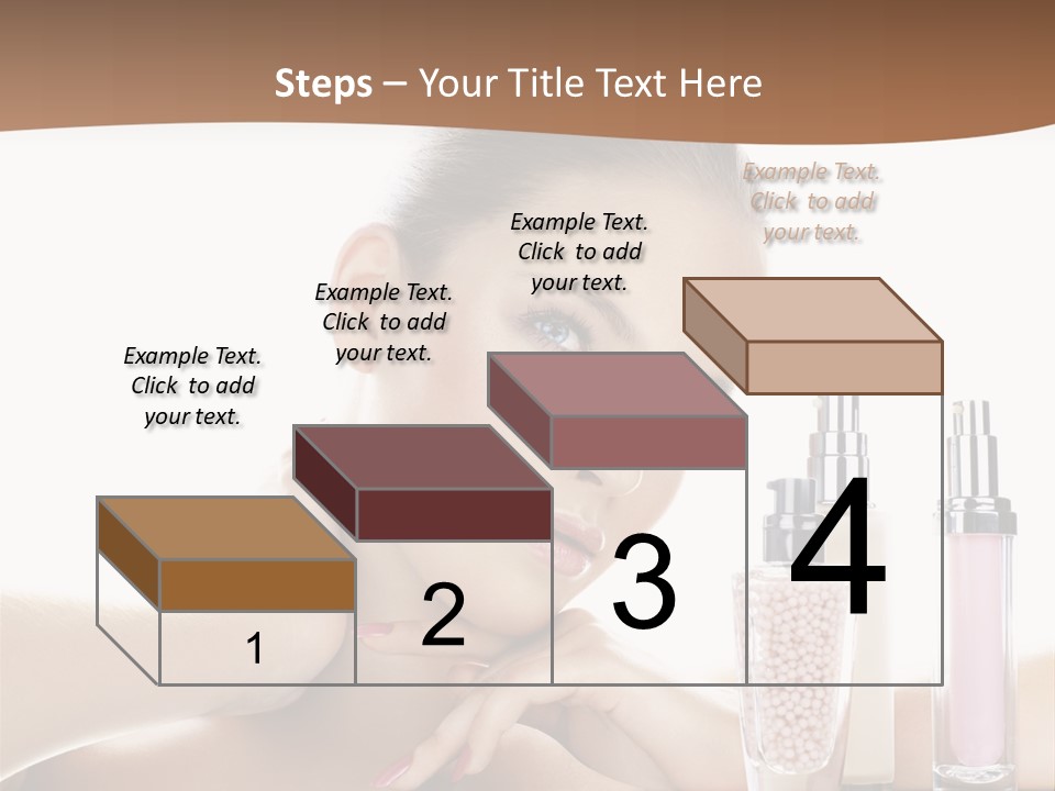Mirror Girl Moisture PowerPoint Template