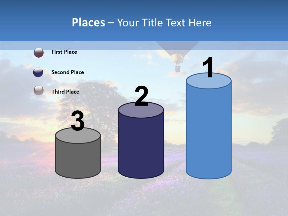 Beautiful Flying Evening PowerPoint Template
