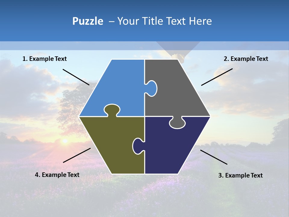 Beautiful Flying Evening PowerPoint Template