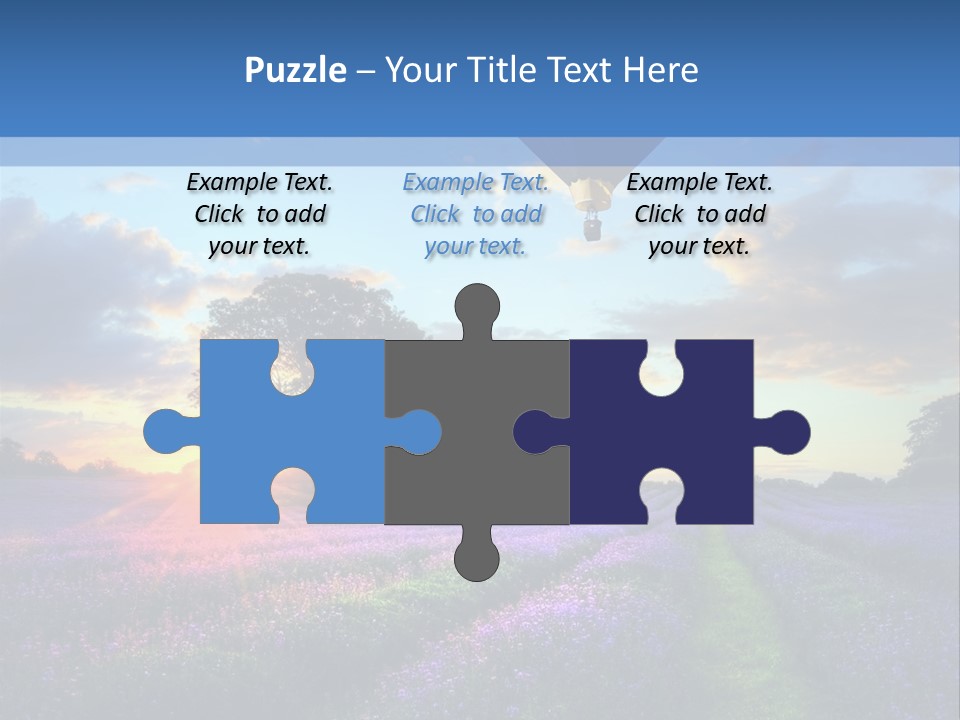 Beautiful Flying Evening PowerPoint Template