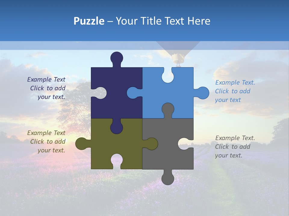 Beautiful Flying Evening PowerPoint Template