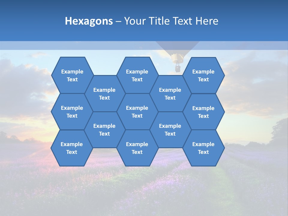 Beautiful Flying Evening PowerPoint Template
