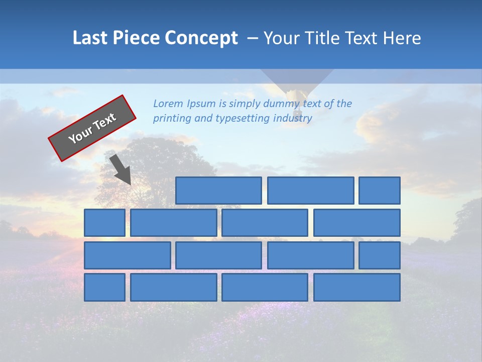 Beautiful Flying Evening PowerPoint Template
