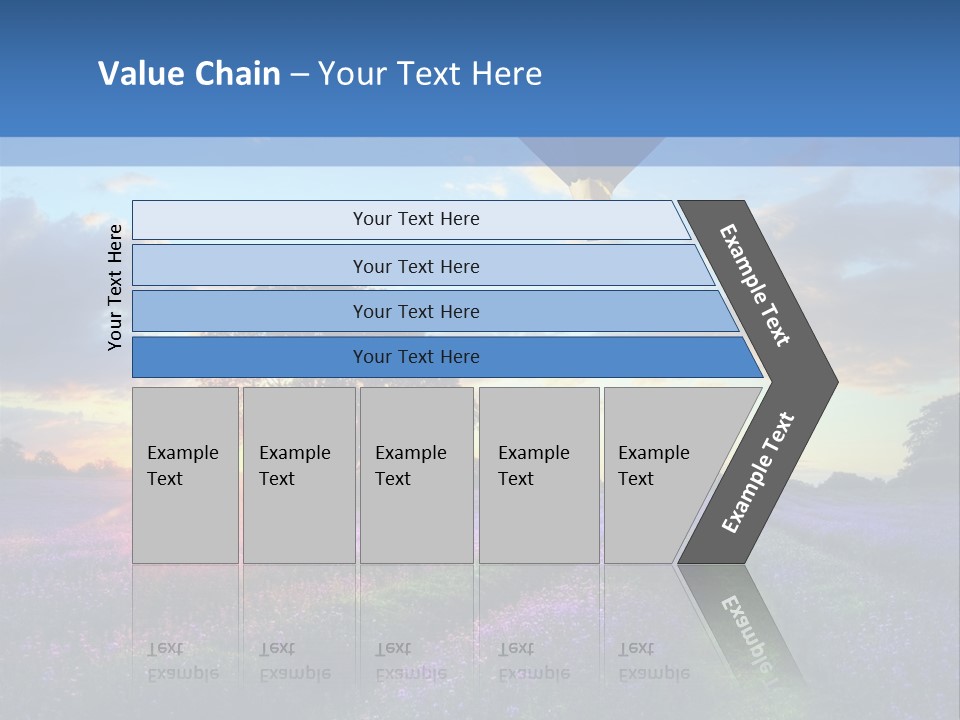 Beautiful Flying Evening PowerPoint Template