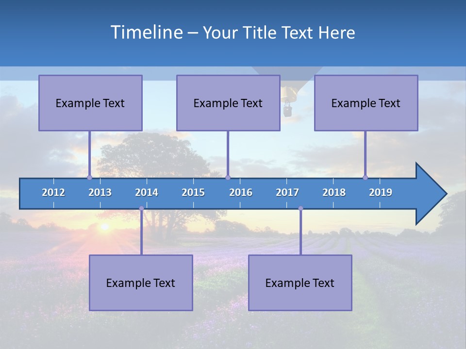 Beautiful Flying Evening PowerPoint Template