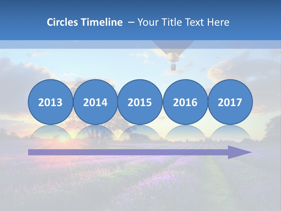 Beautiful Flying Evening PowerPoint Template