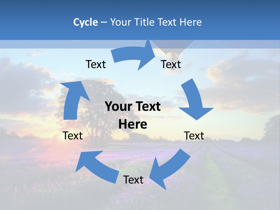 Beautiful Flying Evening PowerPoint Template
