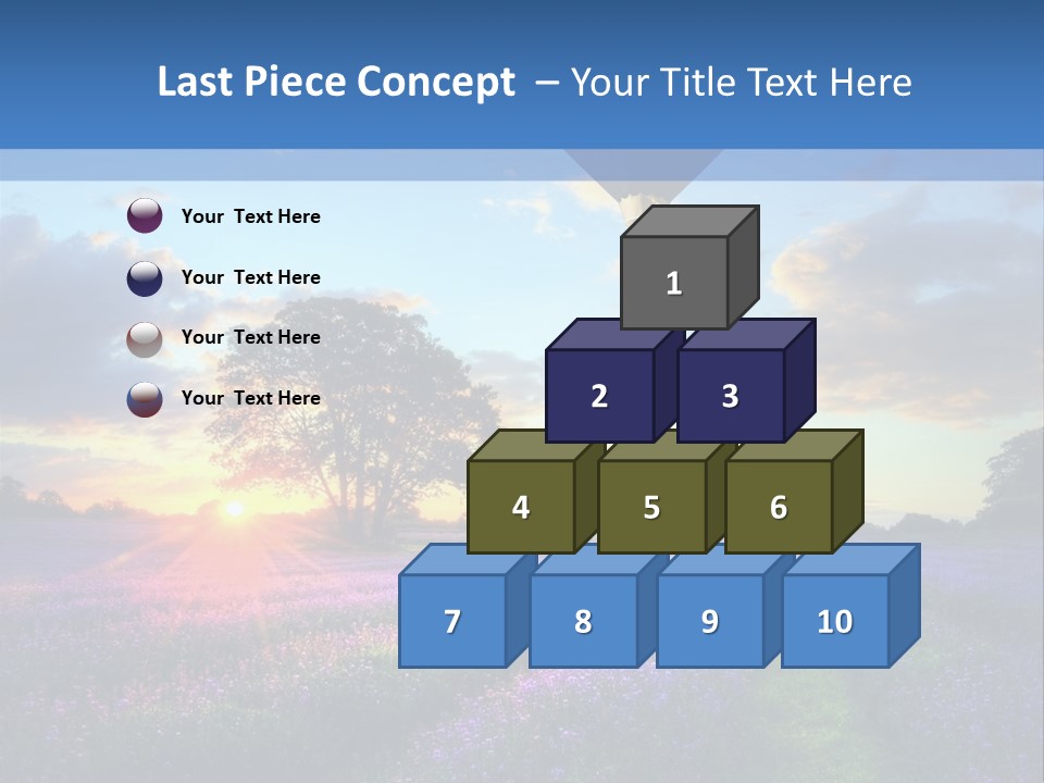 Beautiful Flying Evening PowerPoint Template