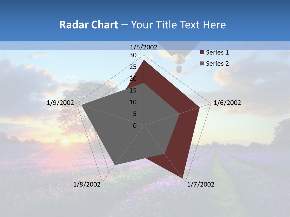 Beautiful Flying Evening PowerPoint Template