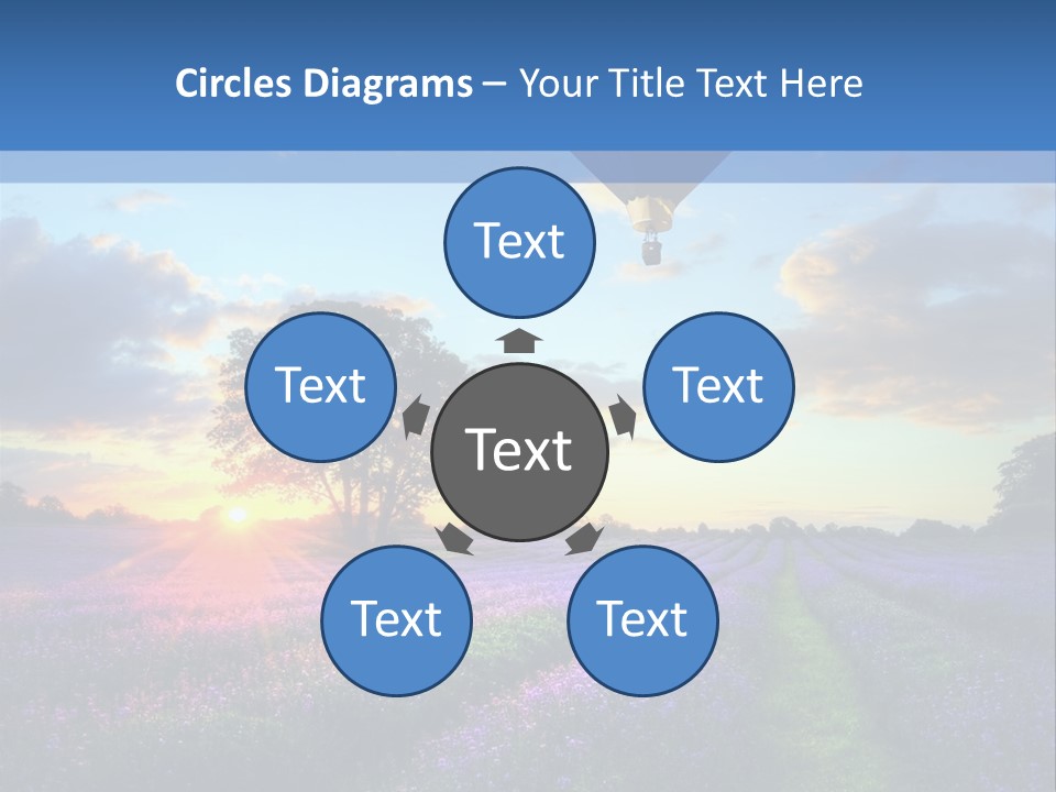 Beautiful Flying Evening PowerPoint Template