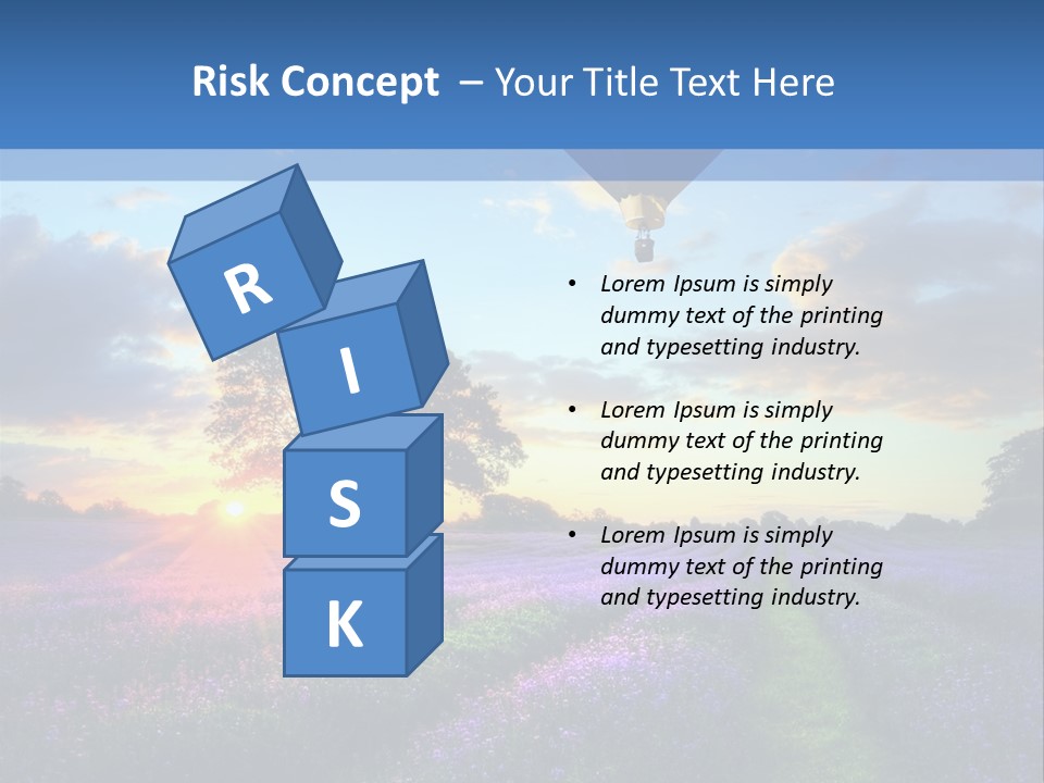 Beautiful Flying Evening PowerPoint Template