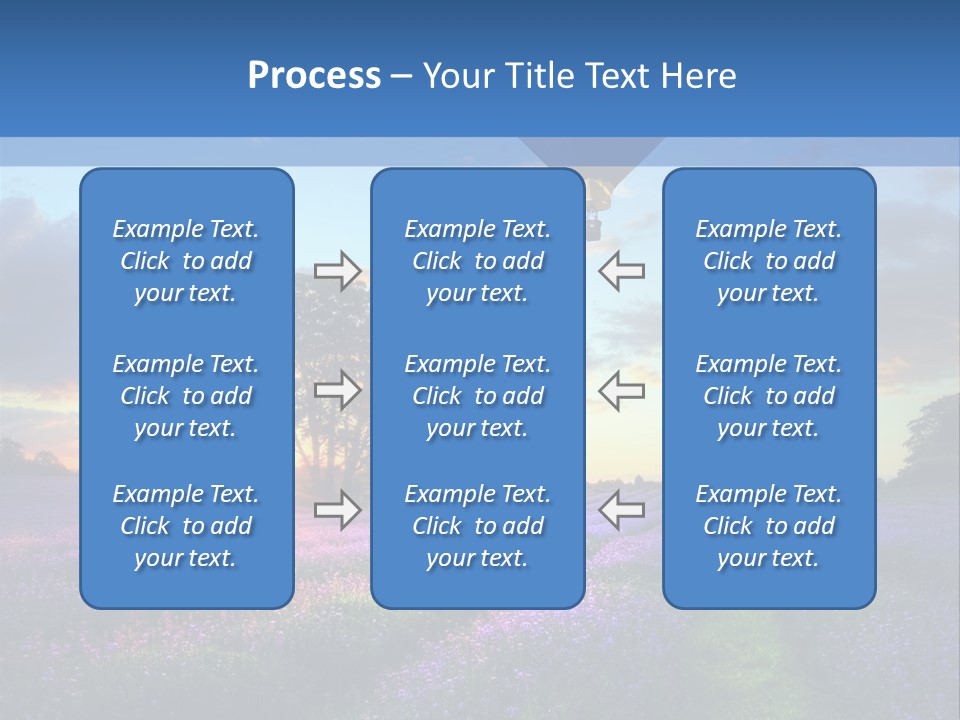 Beautiful Flying Evening PowerPoint Template